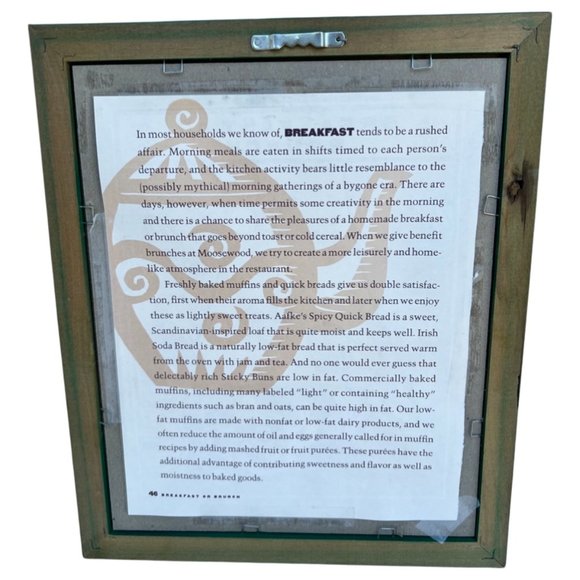 🌸6/$20🌸 Framed “Breakfast or Brunch” Print - Picture 2 of 8